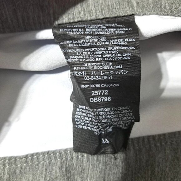 Hurley Phantom Surfing Board Shorts Swim Trunks Men Multicolor Sz 34 Unlined EUC - Picture 12 of 12